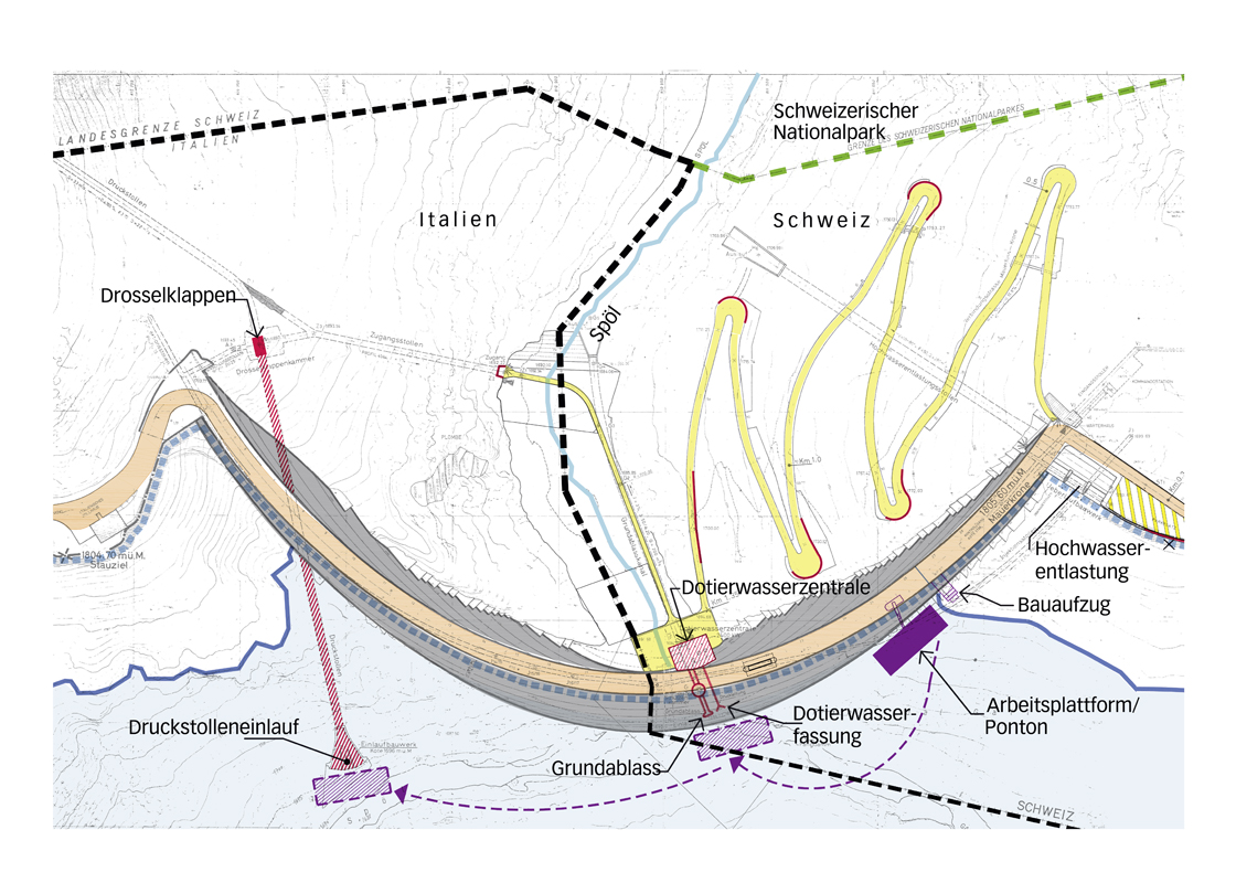 Punt da Gall, Situation.