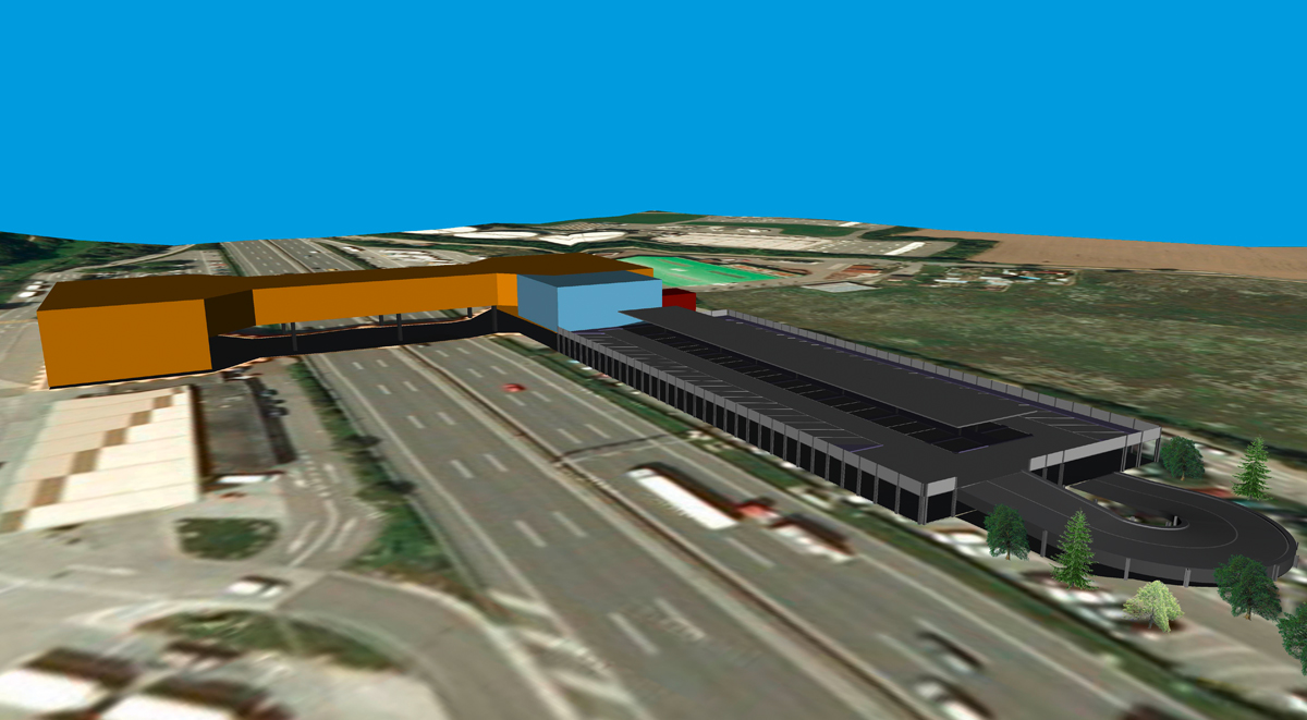 Visualisierung Parkhaus