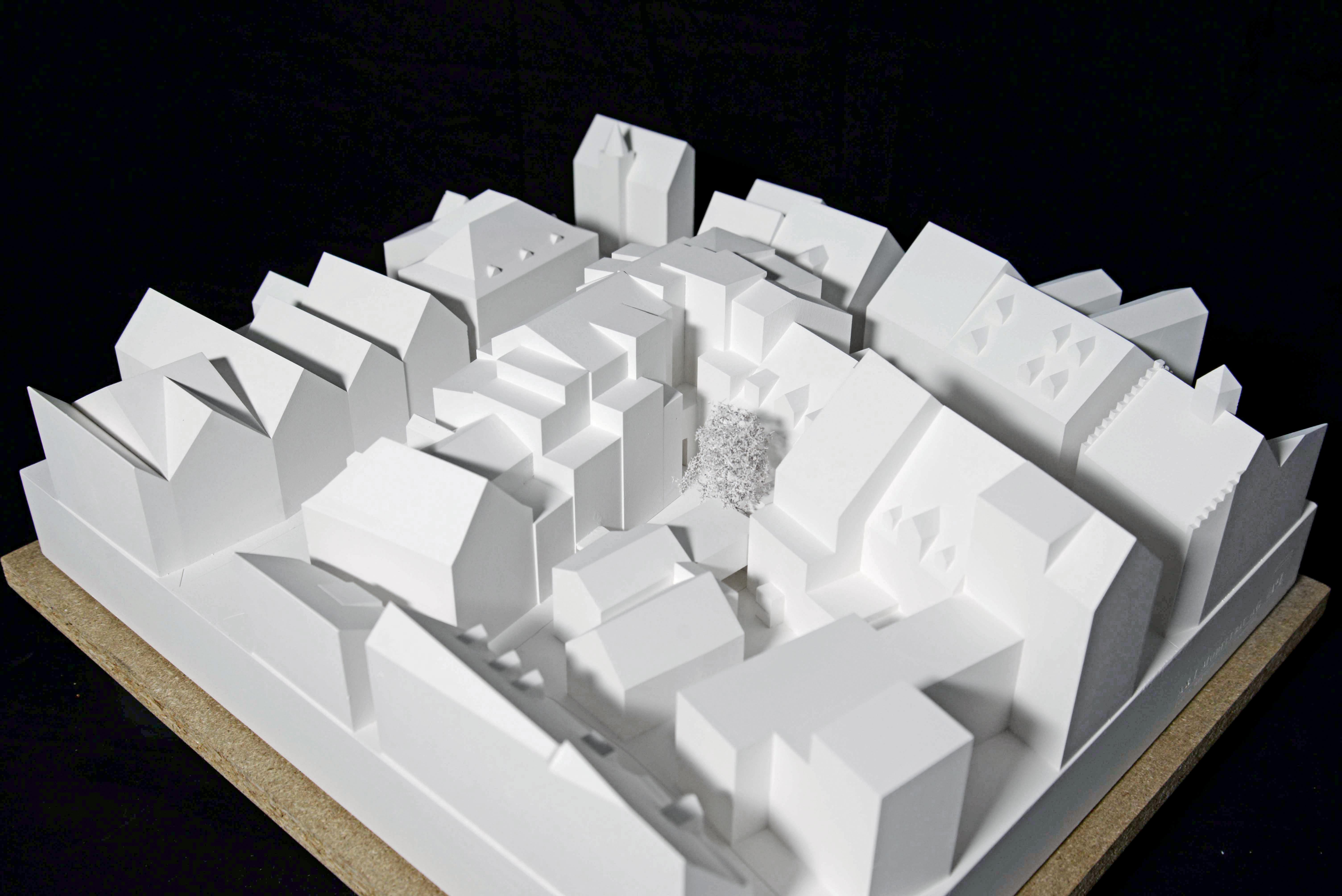 Der Innenhof des Siegerprojekts «L’Aquilino» war kein explizites Thema des Entwurfs.