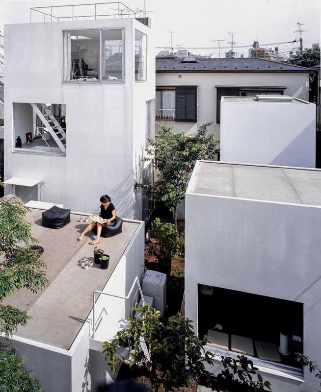 Moriyama House, Tokio (Architektur: Sanaa): Begegnungsräume und individueller Rückzug inmitten verdichtetem urbanen Kontext.