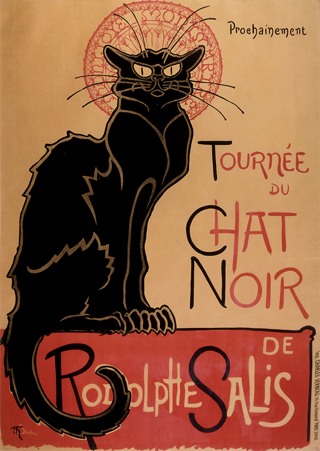 Théophile Alexandre Steinlen, Tournée du Chat Noir de Rudolphe Salis.