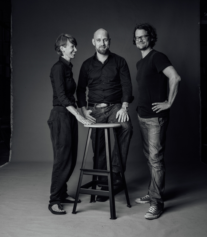 V. l. n. r.: die Ply-Gründer Joke Rasch, David Einsiedler und Sven Kraus.