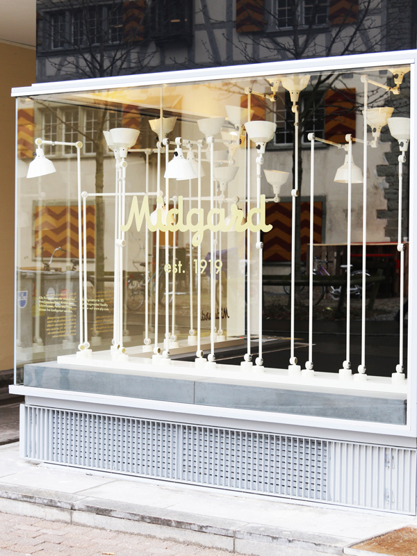 Gleich nebenan: der Midgard-Showroom by Ply in Zürich.