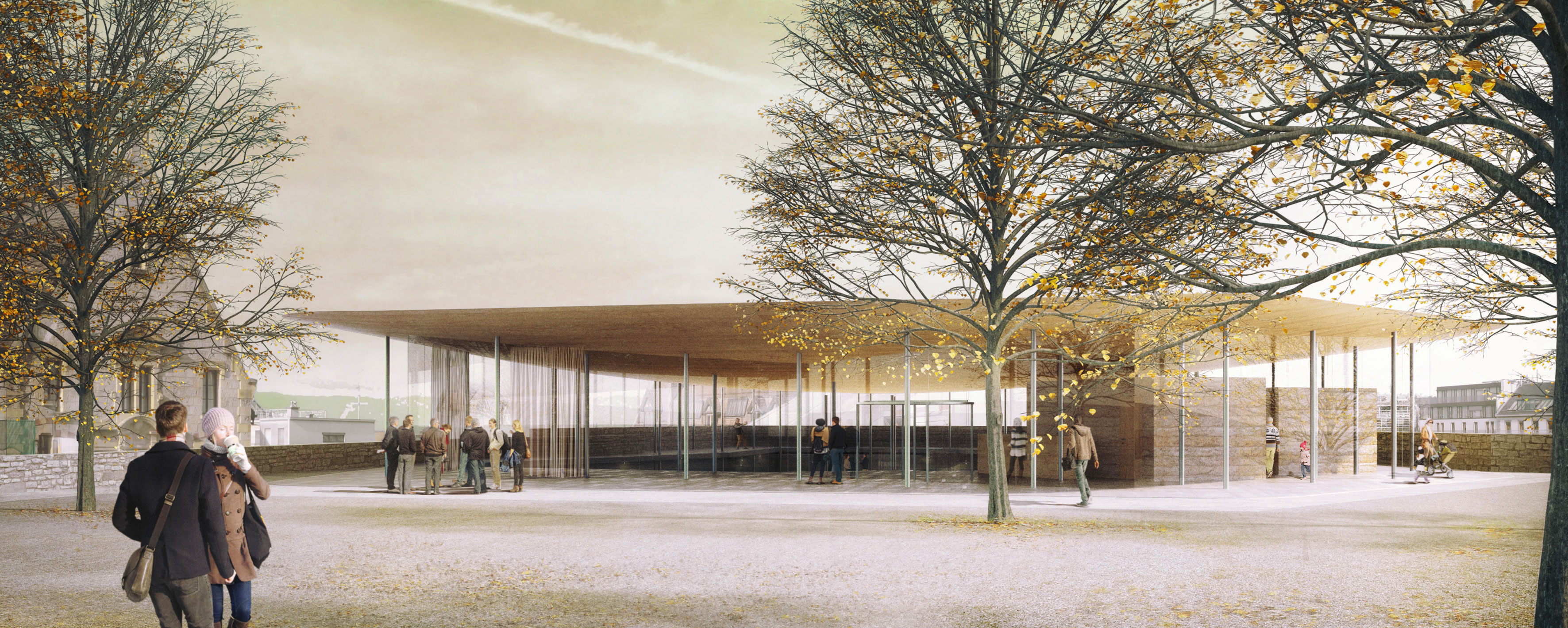 perspective du projet Strates de la ville (©Felippi Wyssen Architekten)