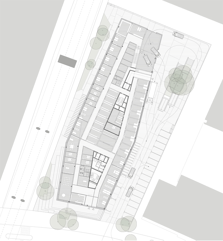 «Investigation», Grundriss Erdgeschoss
