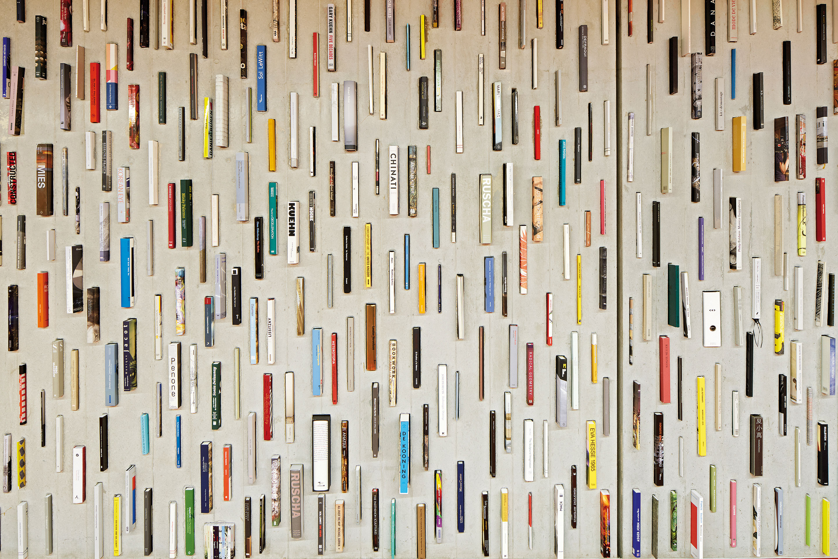 Les livres encastrés de Sophie Bouvier Ausländer