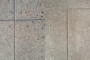 Sichtbetonoberflächen innen und aussen am Carpenter Center, USA, errichtet von Le Corbusier 1961–1963.