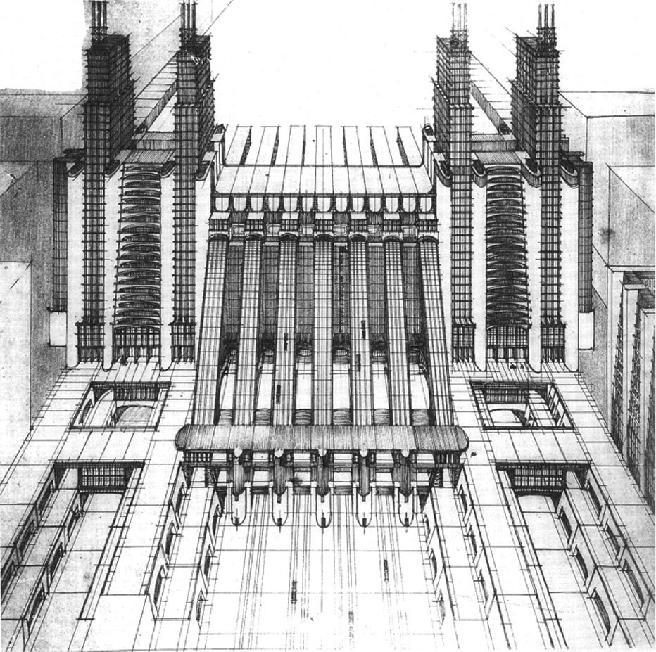 Antonio Sant’Elia, La città nuova (1914).