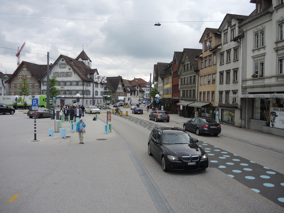 Auszeichnung im Jahr 2014: Ortsdurchfahrt Gossau SG.