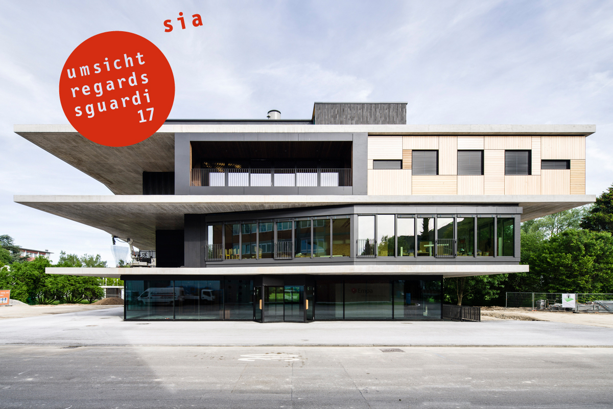 Wie ein gestapeltes Quartier: In der permanenten Tragstruktur sind auswechselbare Forschungsunits untergebracht.