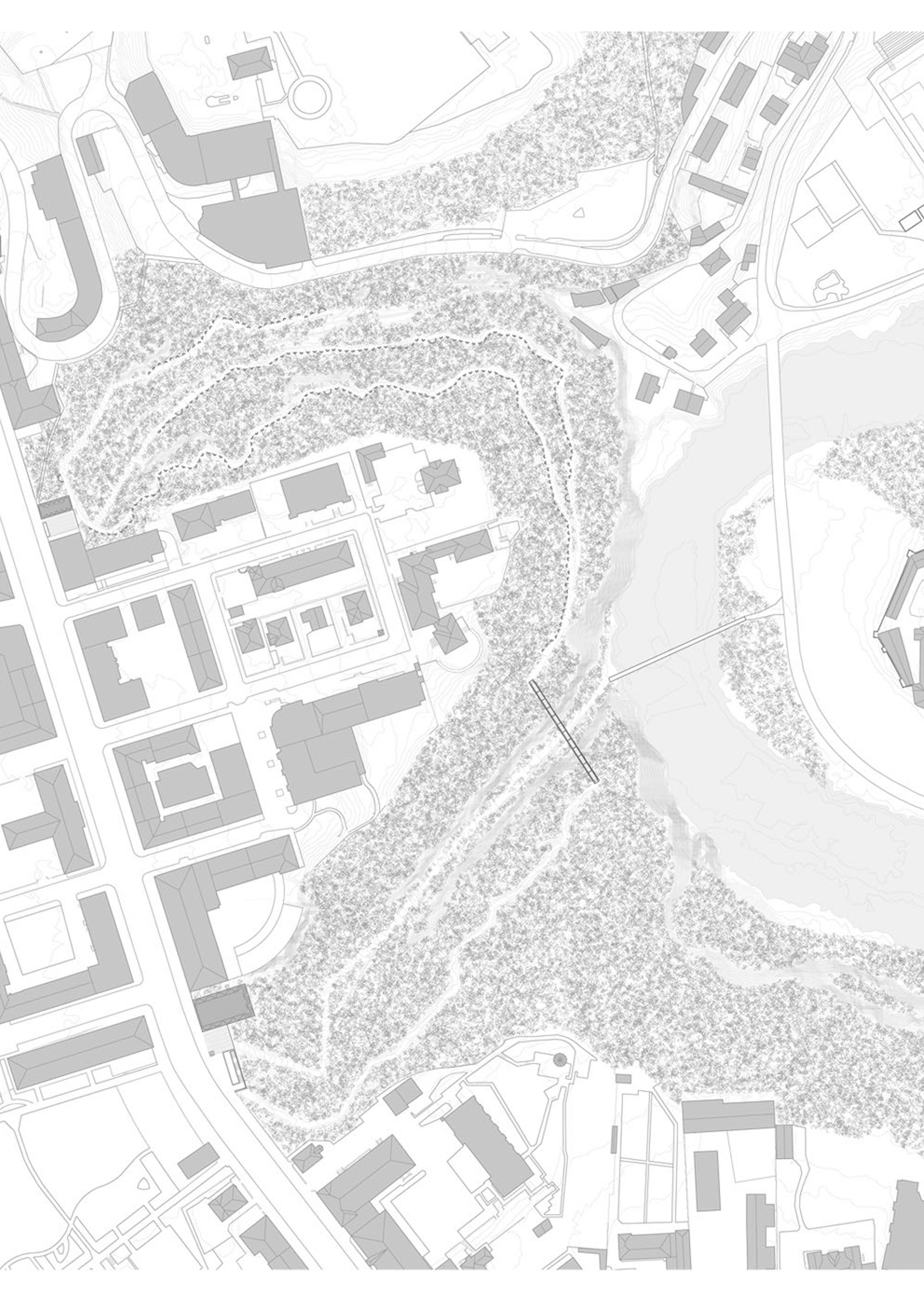 Plan de situation cimetière de Pérolles à Fribourg