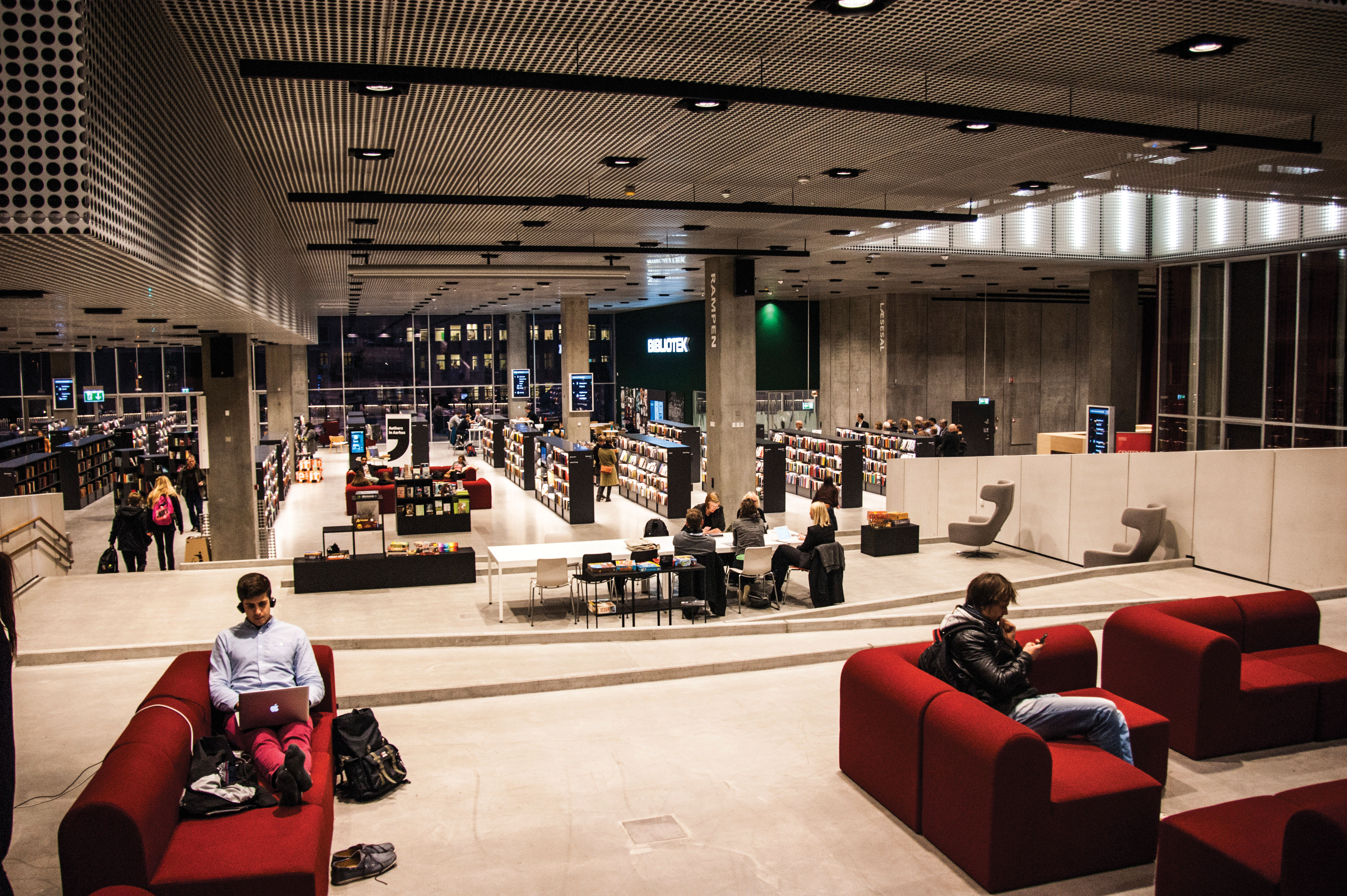 Dokk1 à Aarhus, Danemark (Schmidt Hammer Lassen, 2011-2015).