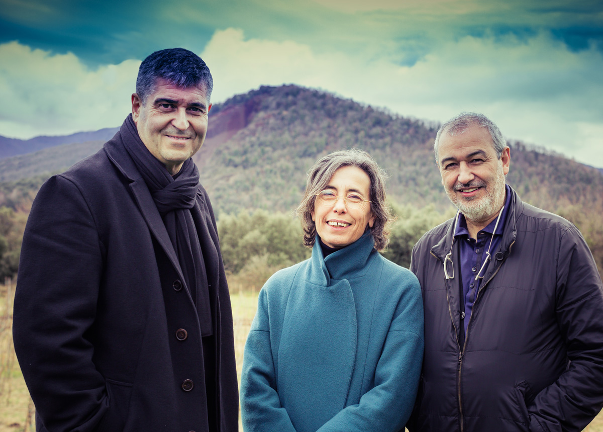 Pritzker-Preisträger für Architektur 2017: Rafael Aranda, Carme Pigem and Ramon Vilalta, RCR Arquitectes, aus Olot in Katalonien (Spanien). Pritzker-Preisträger für Architektur 2017: Rafael Aranda, Carme Pigem and Ramon Vilalta, RCR Arquitectes, aus Olot in Katalonien (Spanien).