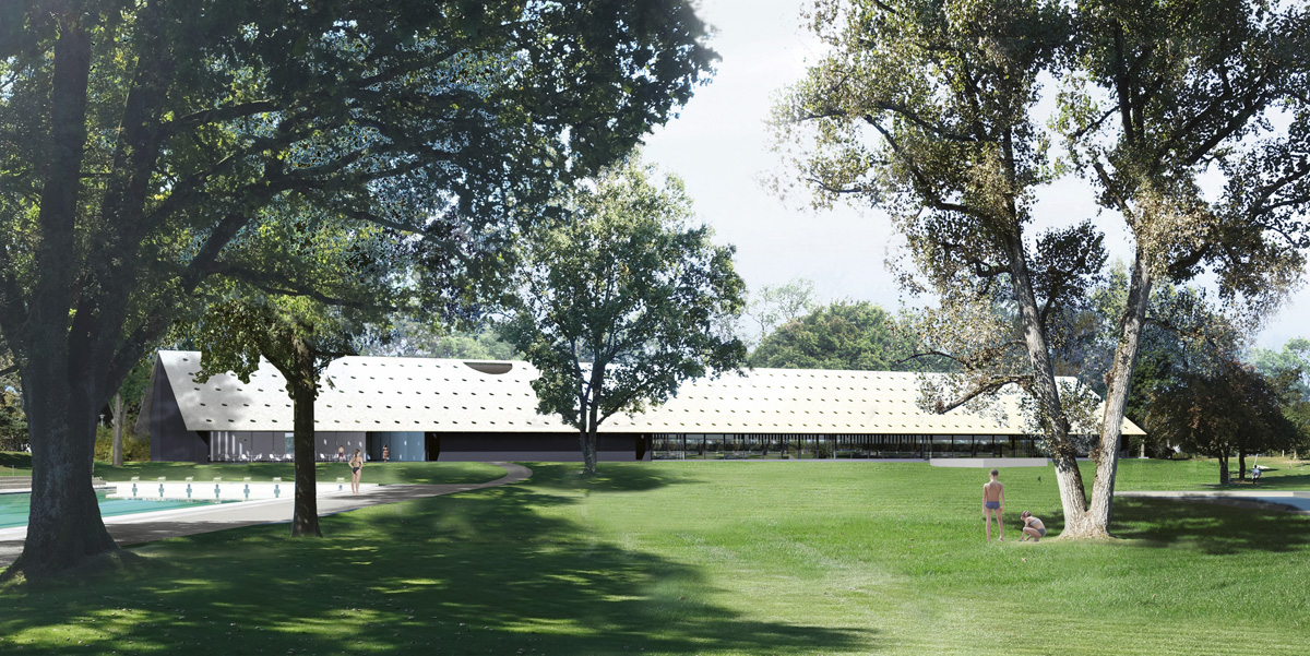 Das langgezogene Satteldach von «Misu» ist von Weitem gut sichtbar.