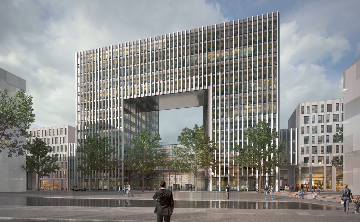 Astoc. Perspektive Nordhafenplatz