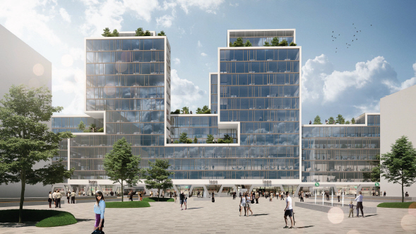 LOVE. Perspektive Nordhafenplatz