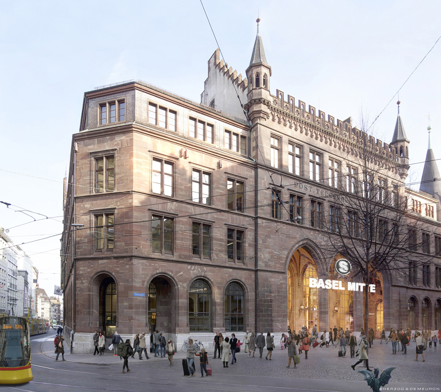 Die Hauptpost bekäme als Haltepunkt eine neue Bestimmung.