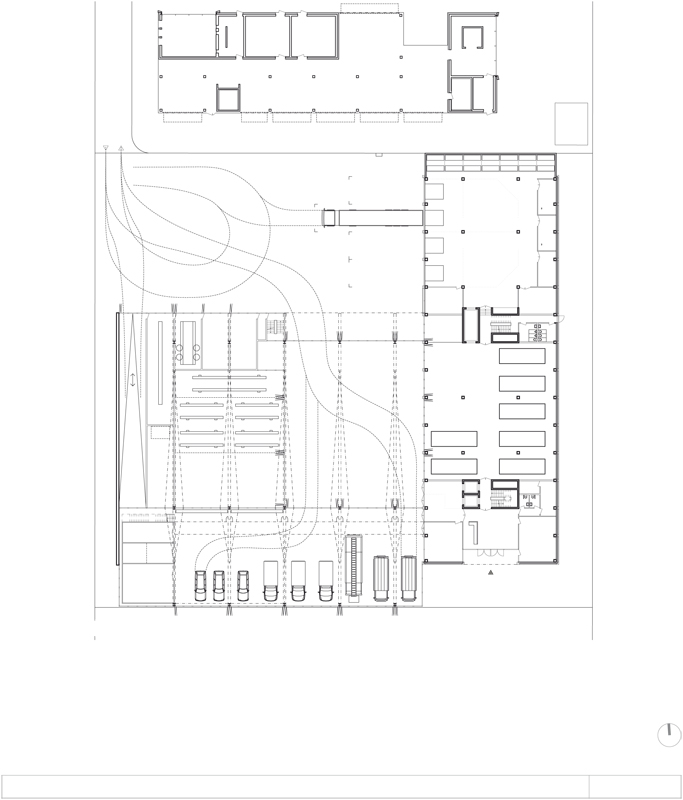 «Züri löscht», Graser Architekten: Grundriss EG.