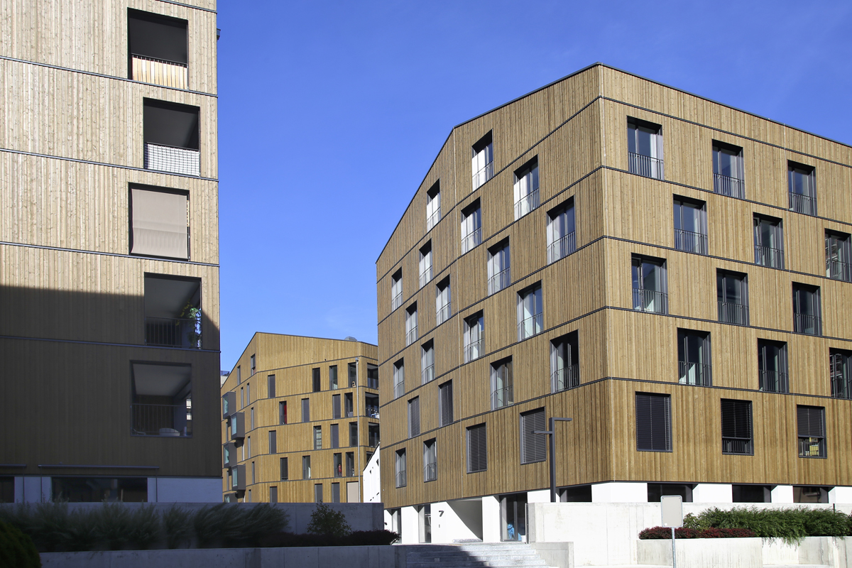 Der Aletsch Campus in Holzmodulbauweise.