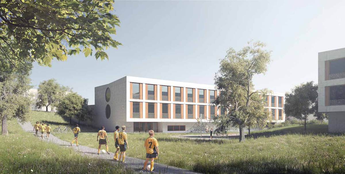 3. Rang / 1. Ankauf «In Situ», Skop – Architektur &amp; Städtebau: Visualisierung der Wiese.