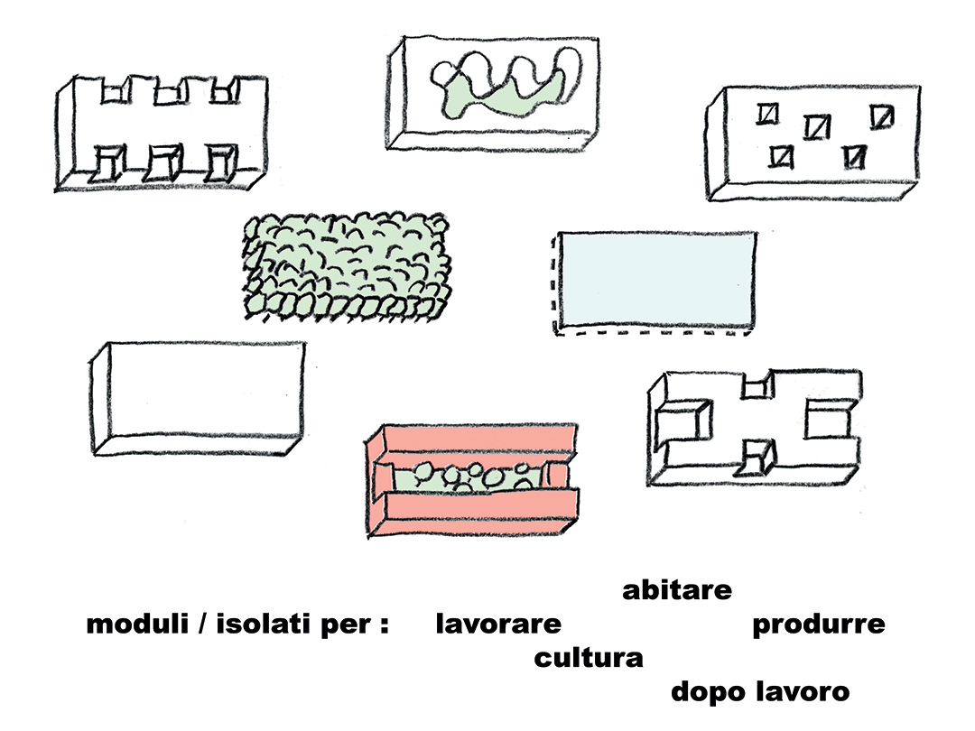 Trieste Porto Vecchio step 3 interpretazioni del modulo urbano