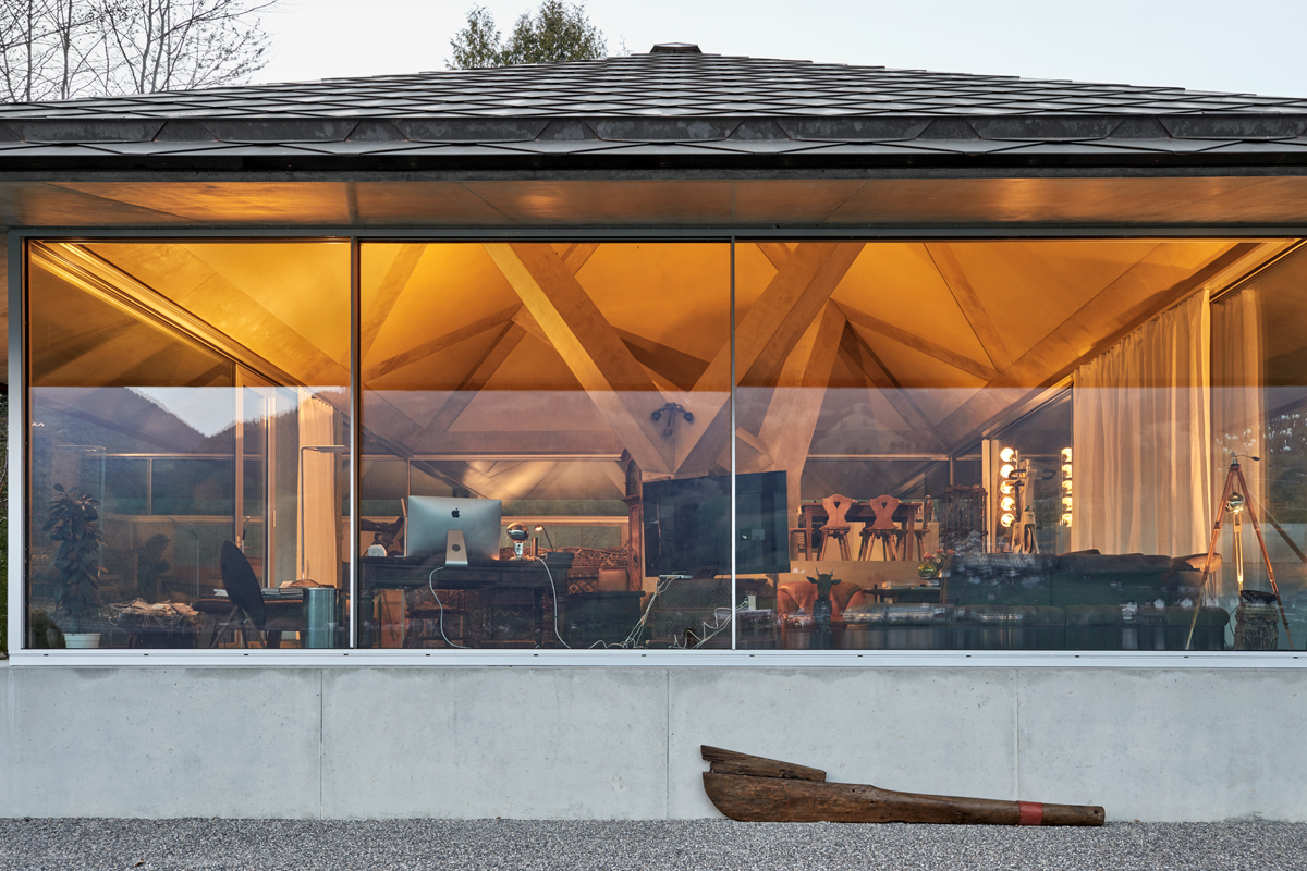 Gewinner des Förderpreises für Jungarchitekten: Haus mit zwei Stützen von Atelier Scheidegger Keller.