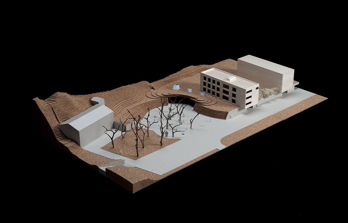 Intervento a Iragna, Progetto di Tesi, studente Andrea Nava, modello