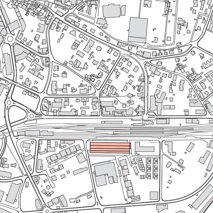 Planimetria del progetto Ascensus, di Bassicarella Architectes