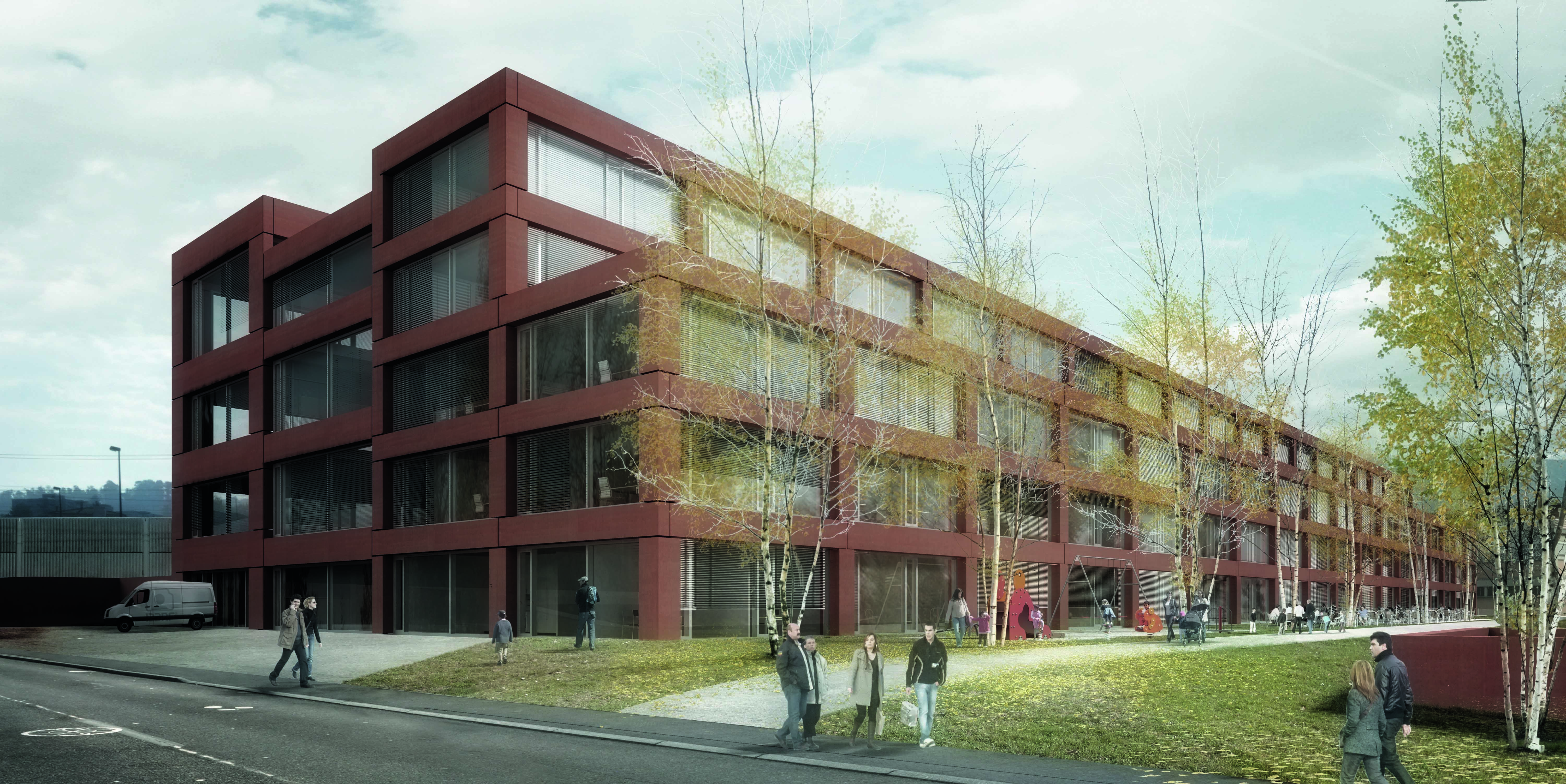 Fotorender del progetto Ascensus, di Bassicarella Architectes