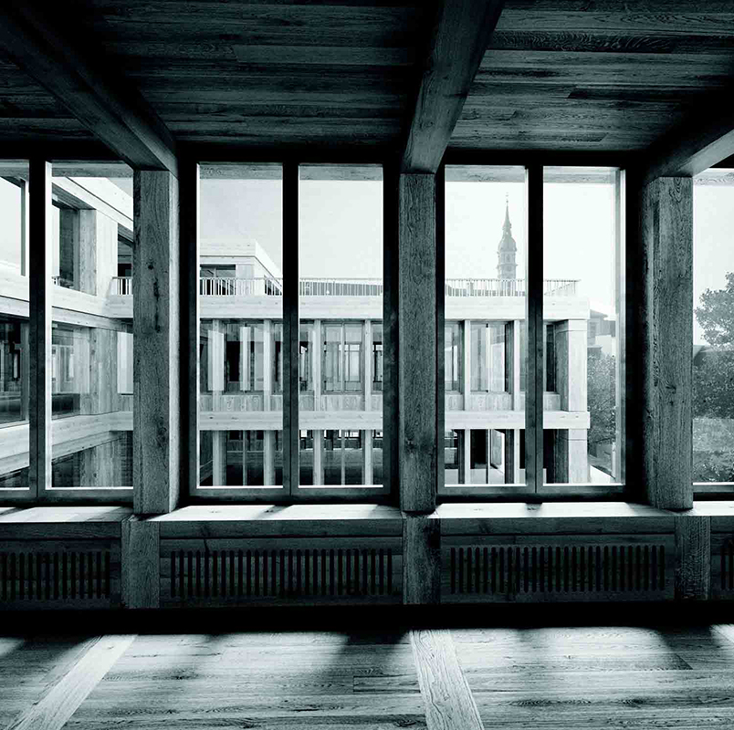 1. Rang «Dino»: Blick aus den Innenräumen