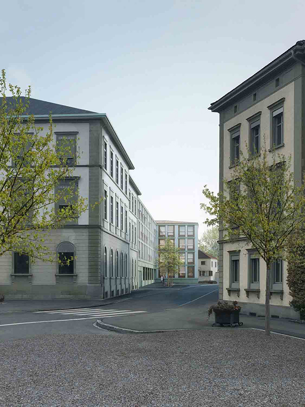 2. Rang «Vinculum»: Ansicht im Innenhof