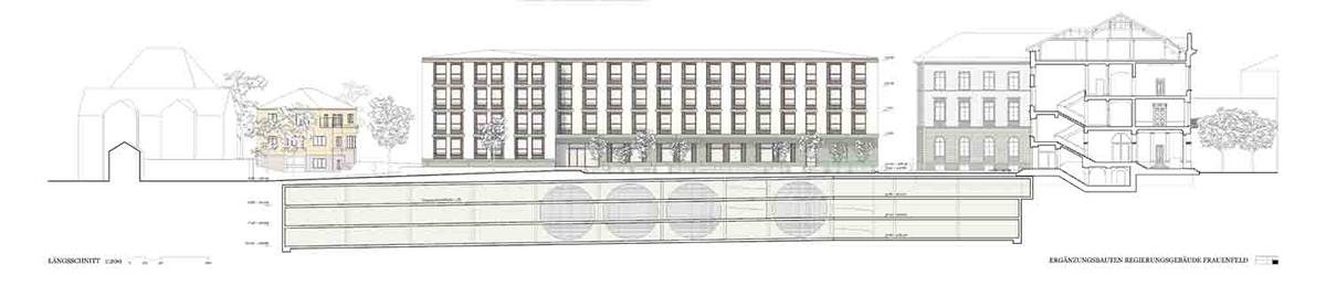 2. Rang «Vinculum»: Schnitt Innenhof