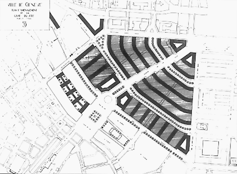 Plan Braillard de 1931, première variante