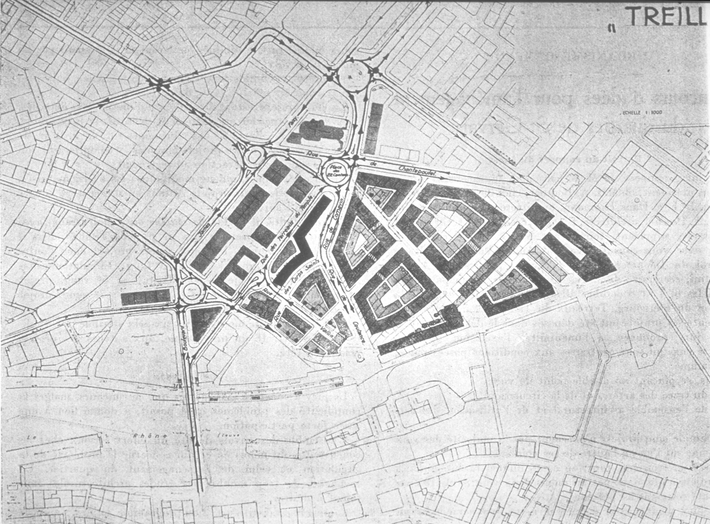 Projet « Treille » d'Adolphe Tchäppät en 1942