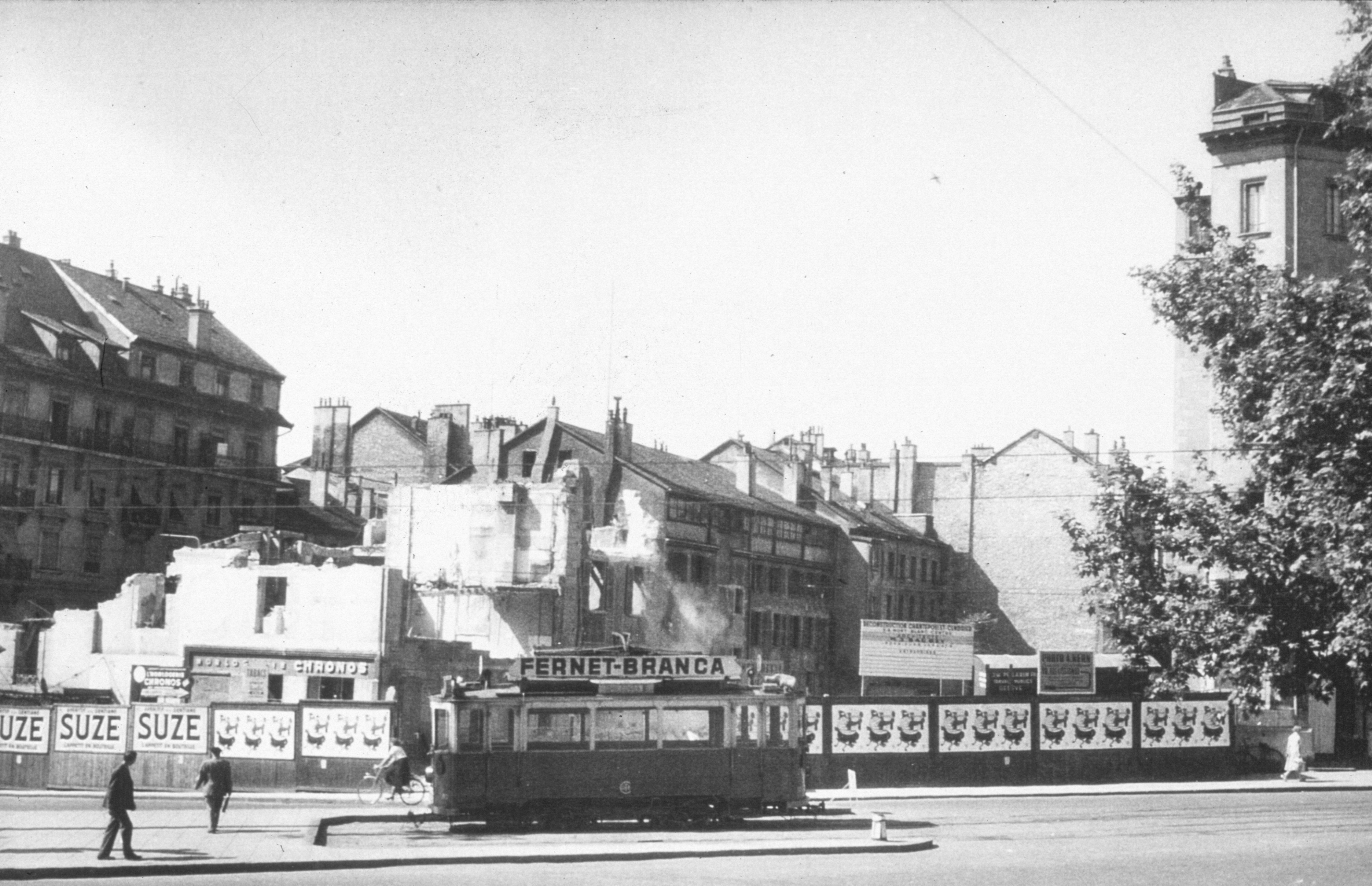 Mont-Blanc Centre, démolitions avant le chantier