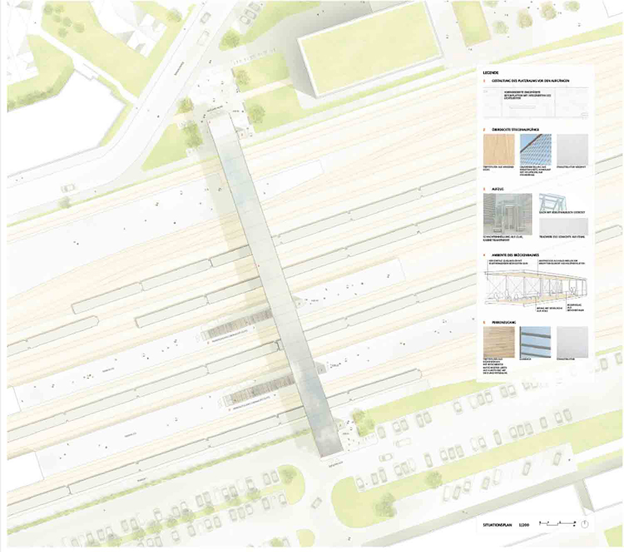Projekt «Belvedere», Situation.
