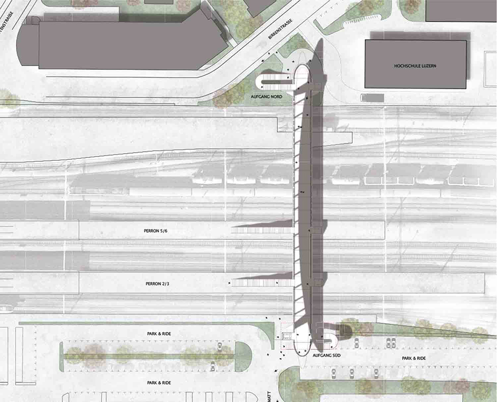 Projekt «Rotrütitor», Situation.