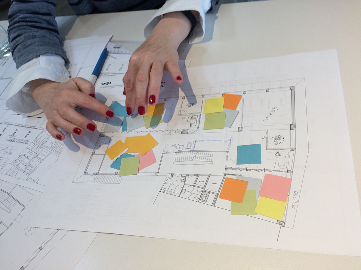 Workshop mit den Experten von Vitra: Wie lassen sich die unterschiedlichen Bedürfnisse am besten vereinbaren?