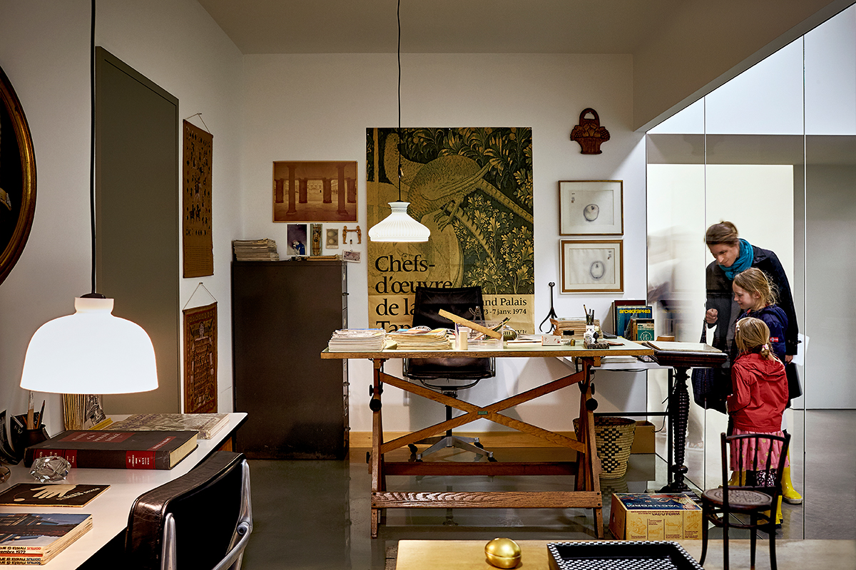 Rekonstruktion des Büros von Charles Eames im Vitra Schaudepot.