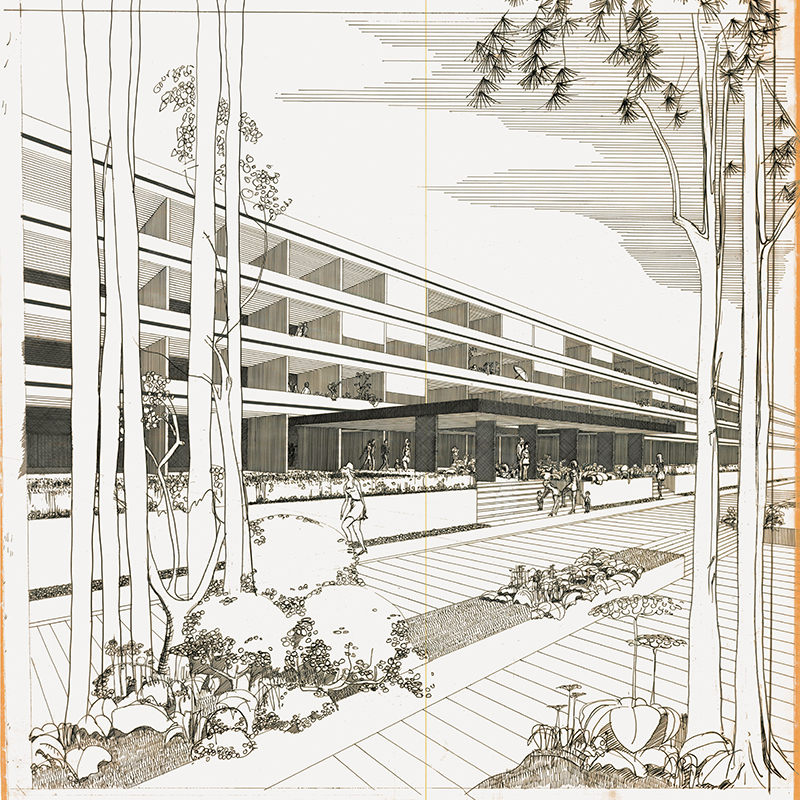 Das ehemalige Hôtel Résidence Athéna.