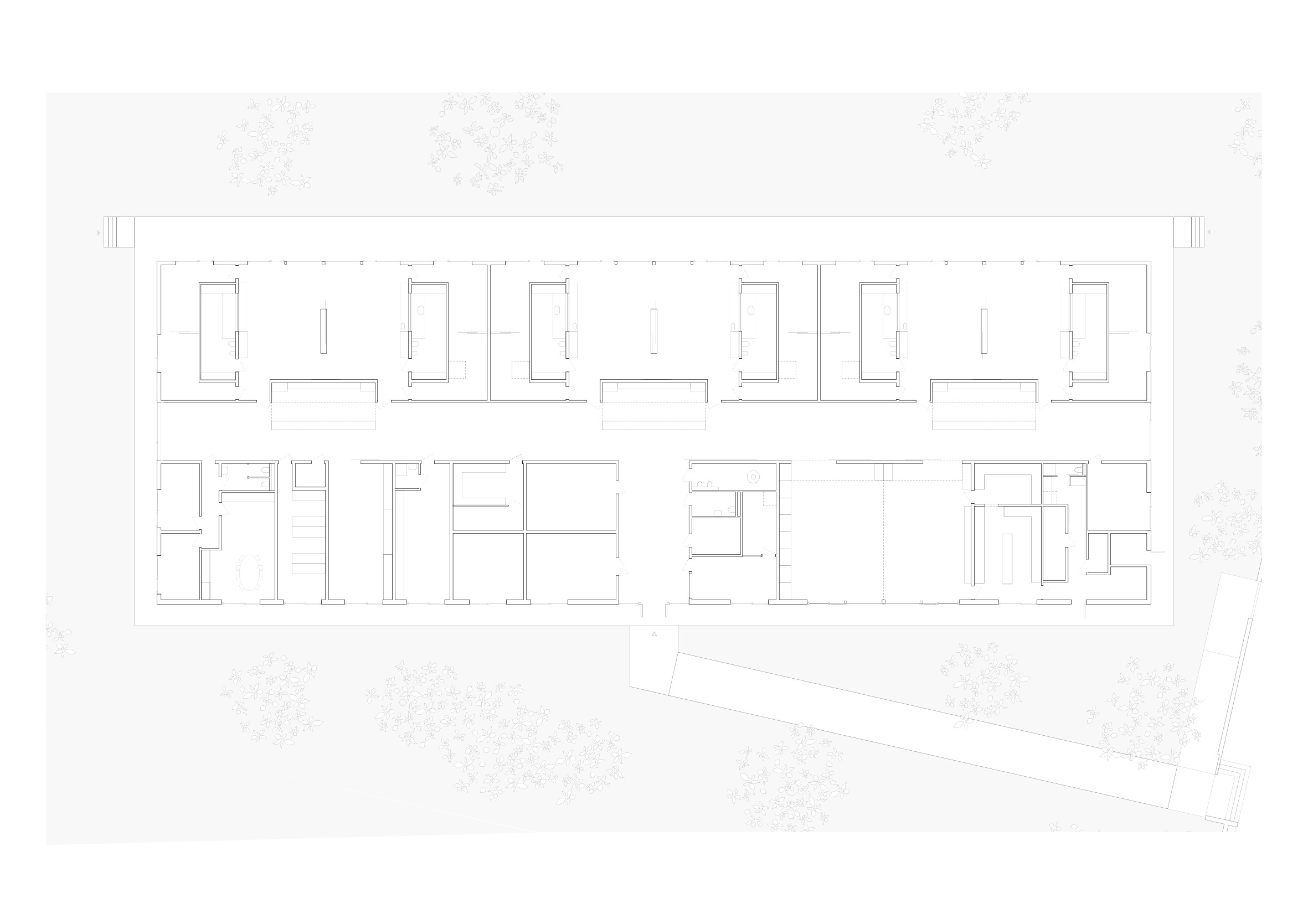 Plan de niveau, Distribution en T.