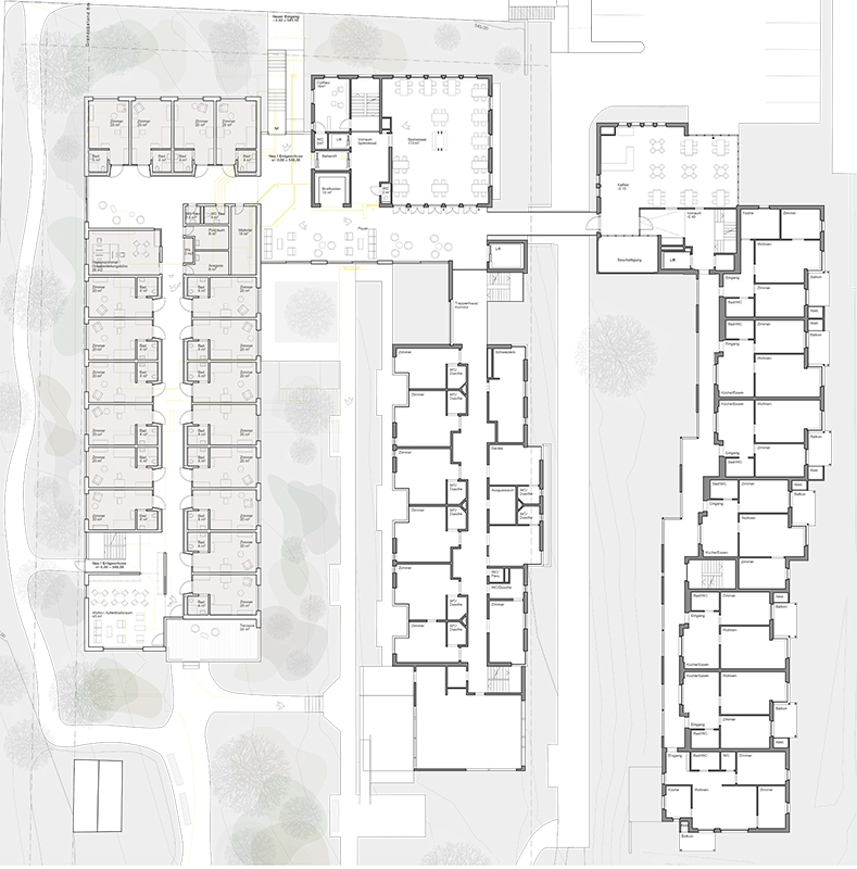 3. Rang: «Gilberte» von Stump &amp; Schibli Architekten. Erdgeschoss mit wenig Garten.