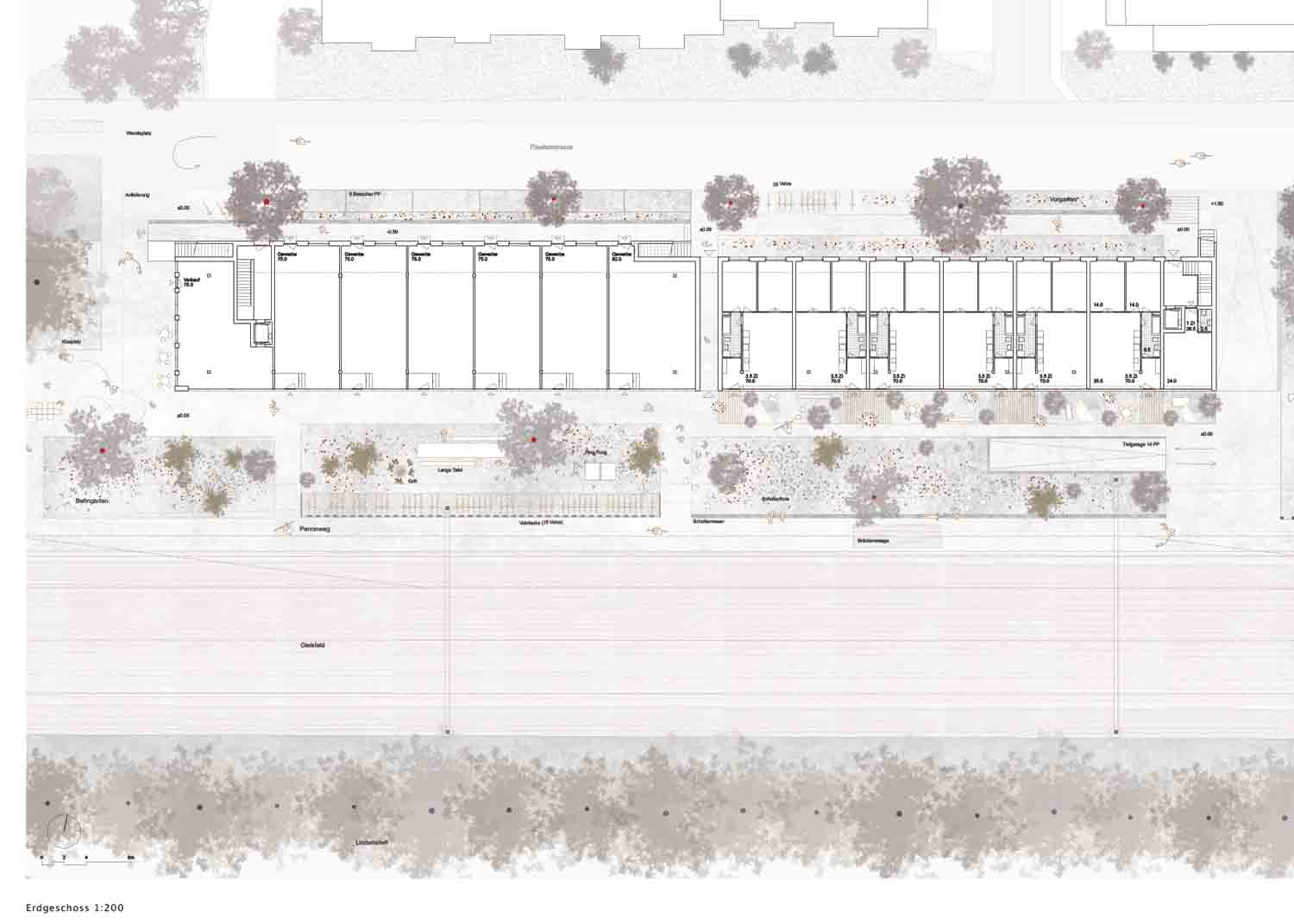 «Wegerich» von KilgaPopp Architekten, Grundriss EG.