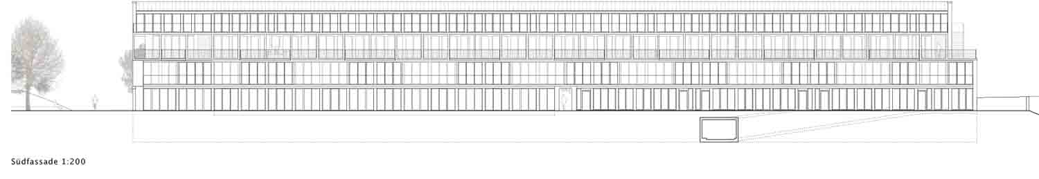 «Wegerich» von KilgaPopp Architekten, Ansicht Südfassade.