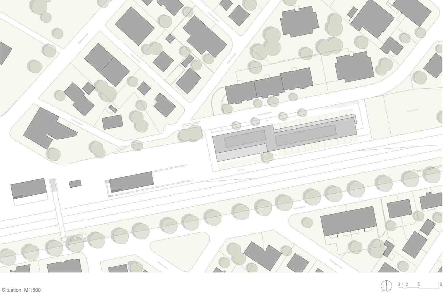 «Maximilian» von Egli Rohr Partner Architekten, Situation.