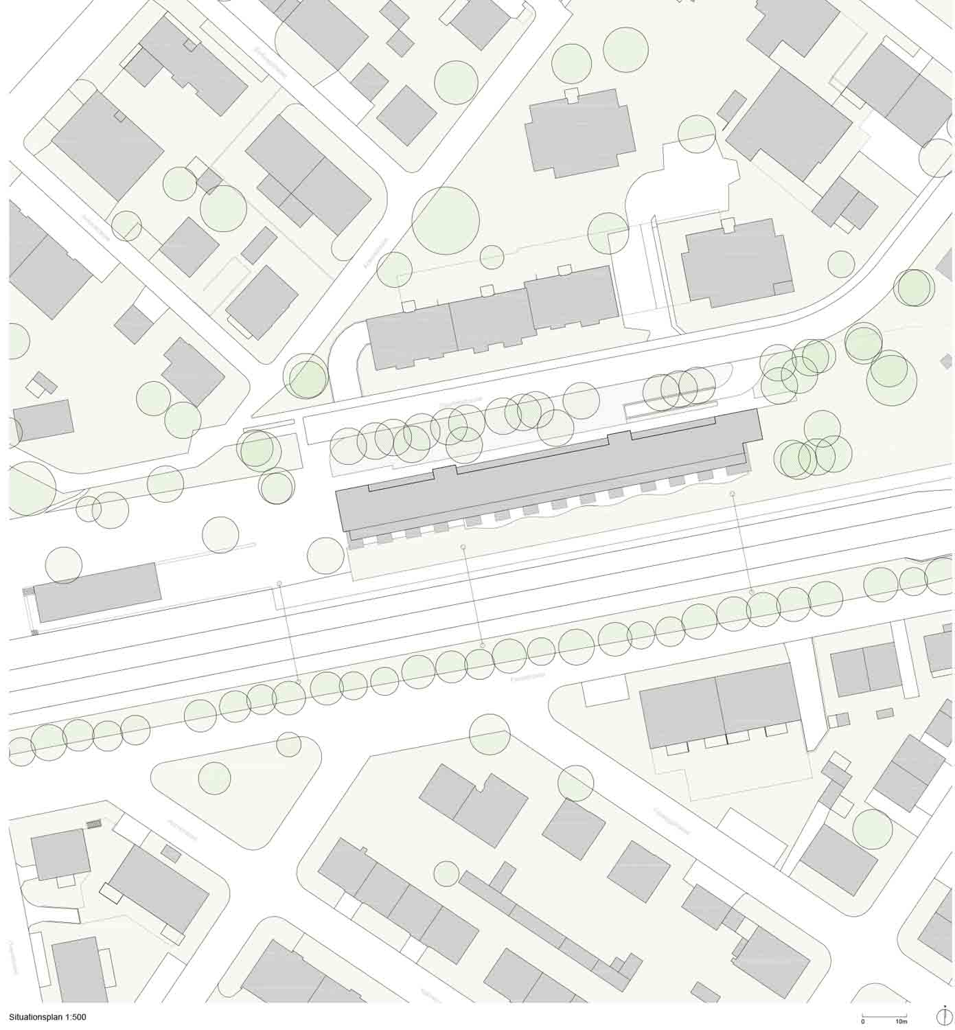 «Visavis» von SLIK Architekten, Situation.