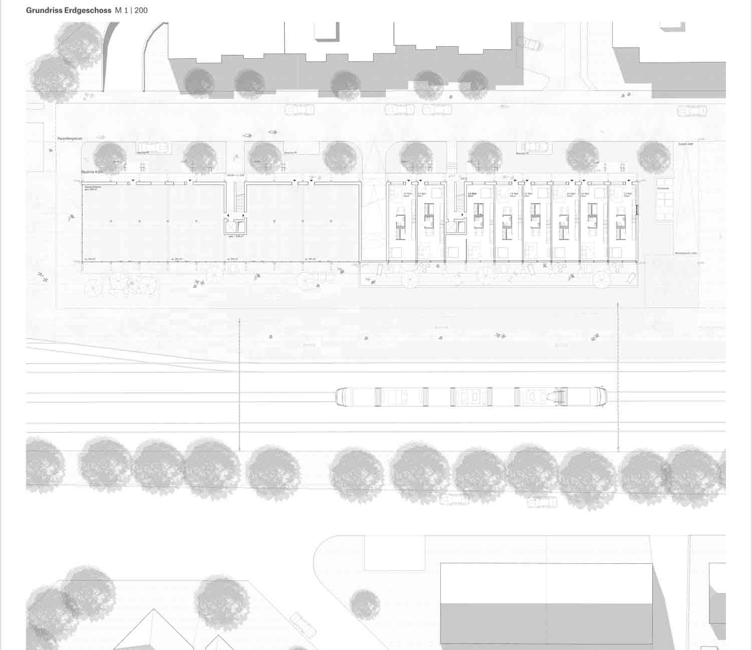 «Raumschicht» von SSA Architekten, Grundriss EG.