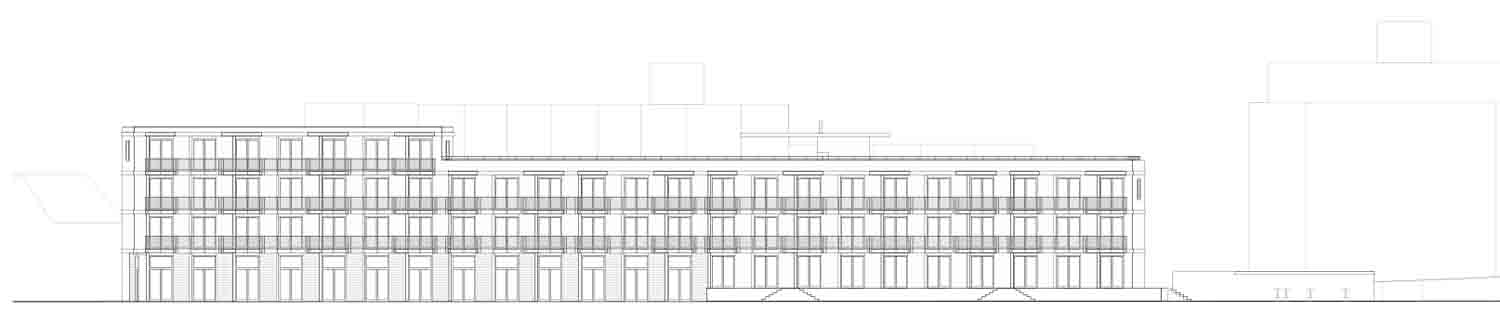 «Wabi-Sabi» von Hinder Kalberer Architekten, Ansicht Südfassade.