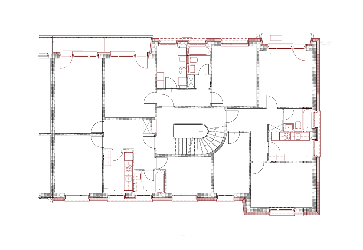Calandastrasse 6, Grundriss