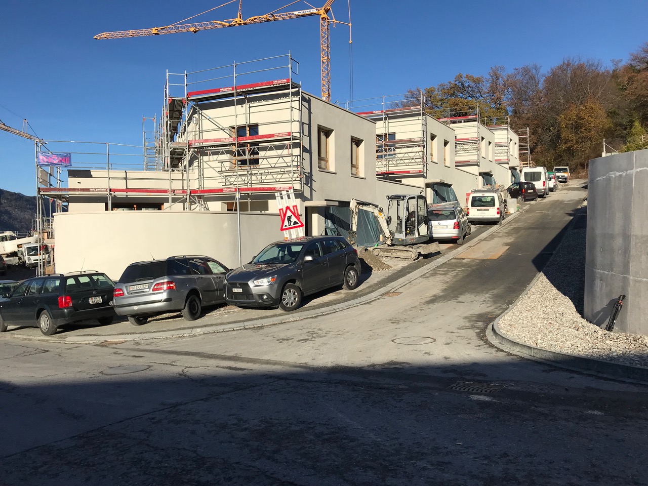 Men Duri Arquint réalise un ensemble résidentiel «low rise, high density» à Böschengut, Coire, (2018)